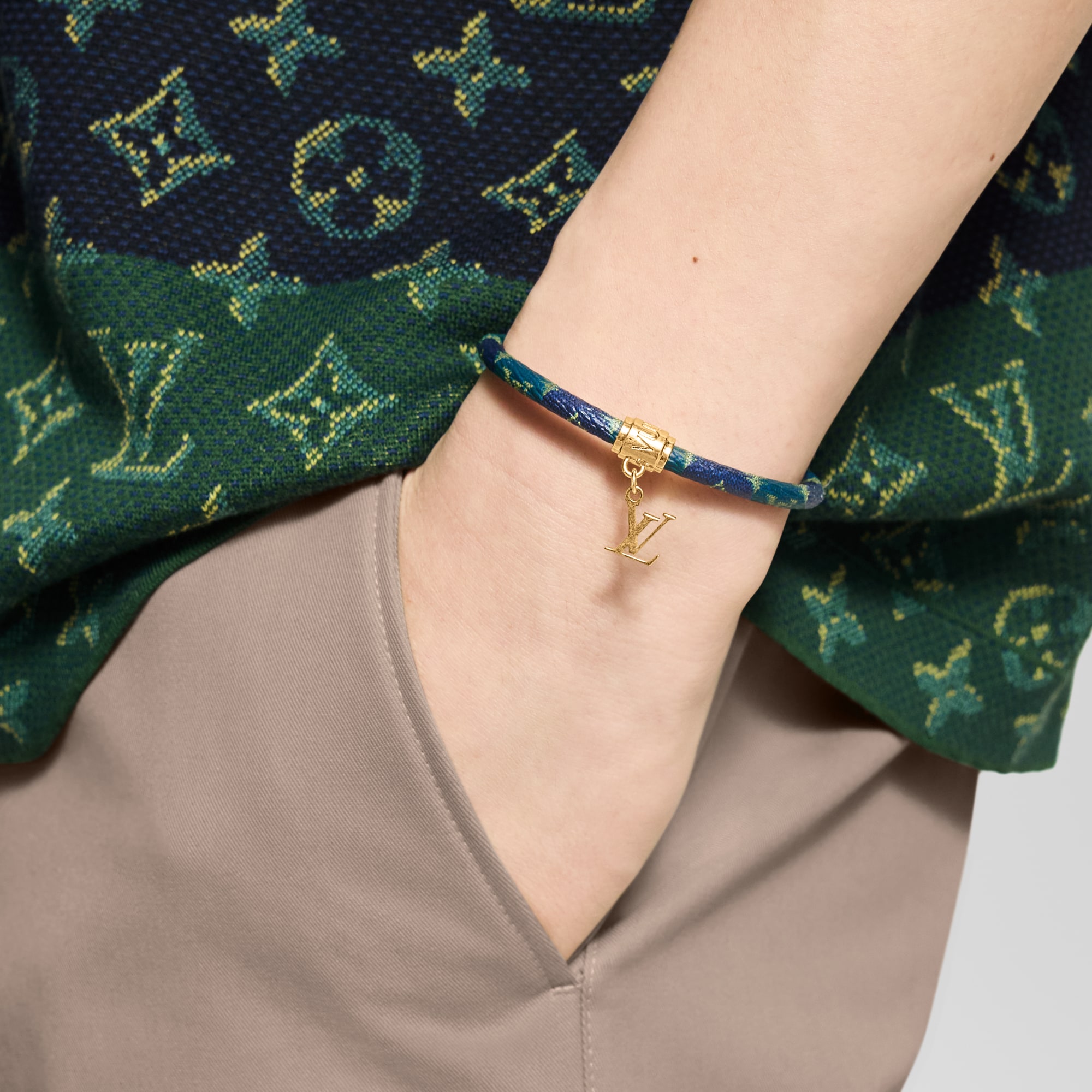 ブレスレット・キープ イット カレッジ モノグラム・ヘリテージ ｜ルイ